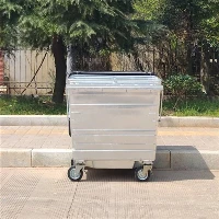 Apakah tempat sampah galvanis mudah dibersihkan?